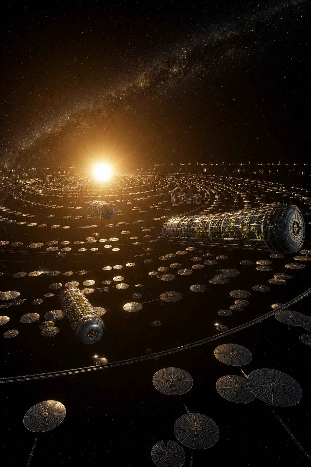 Dyson swarm portal